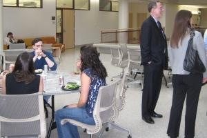 U.S. Foreign Policy students, staff, and faculty enjoyed a casual end of year dinner together.